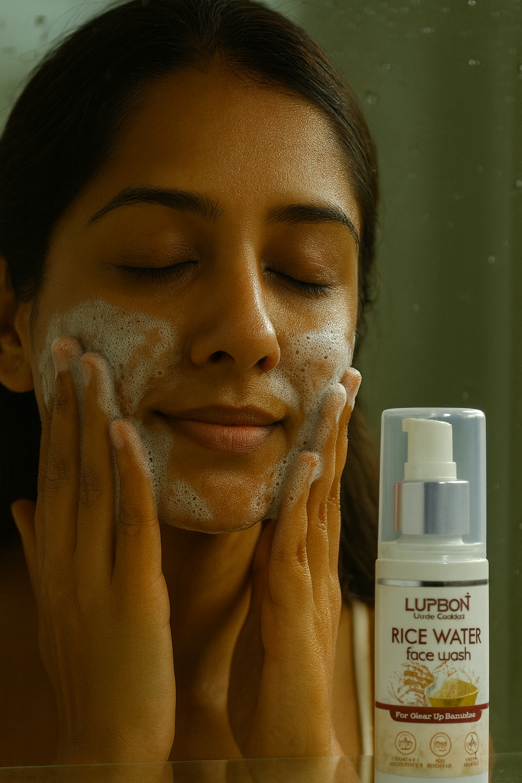 LupBon Pearl Rice Water Face Wash 🌾