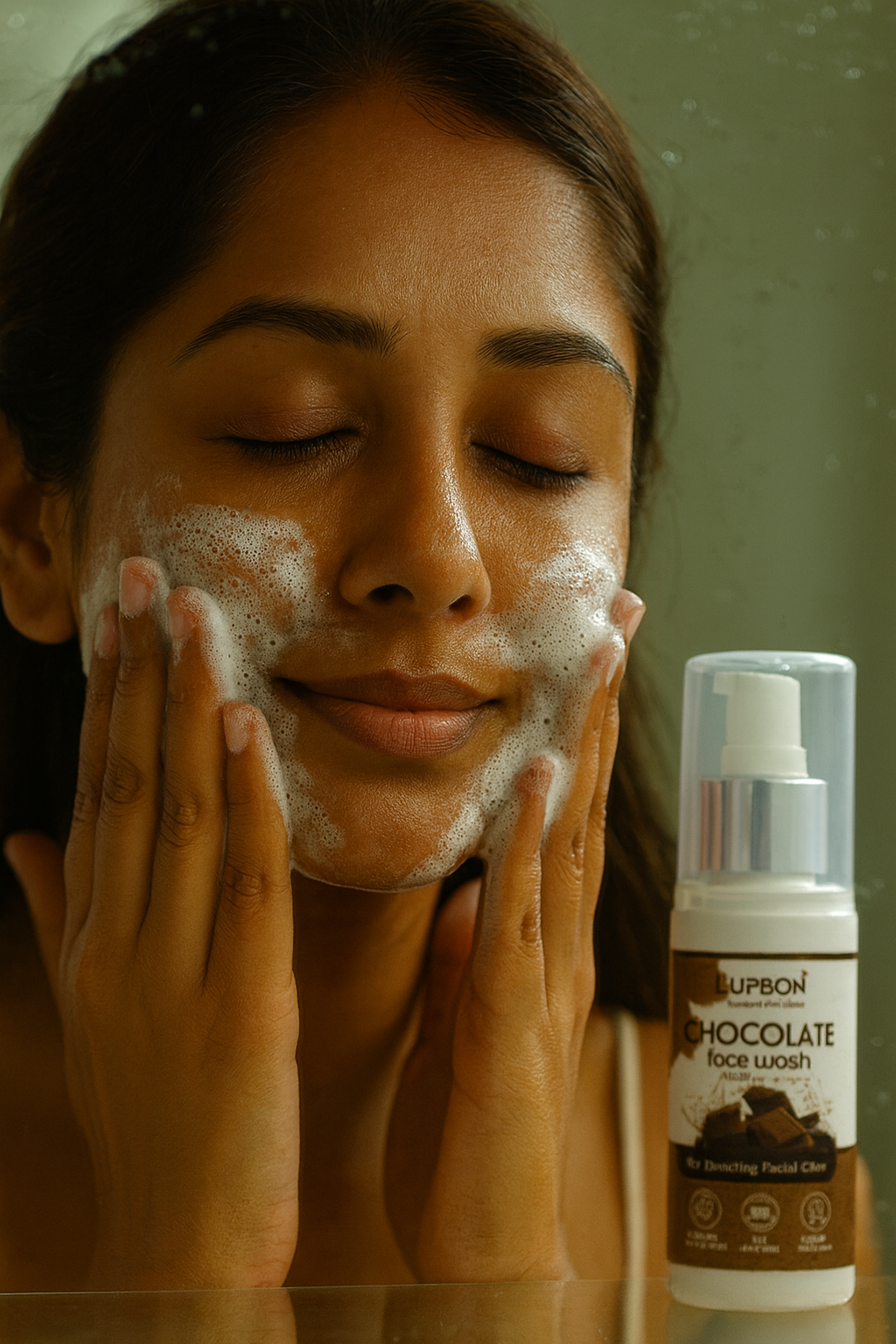 LupBon Chocolate Velvet Face Wash 🍫