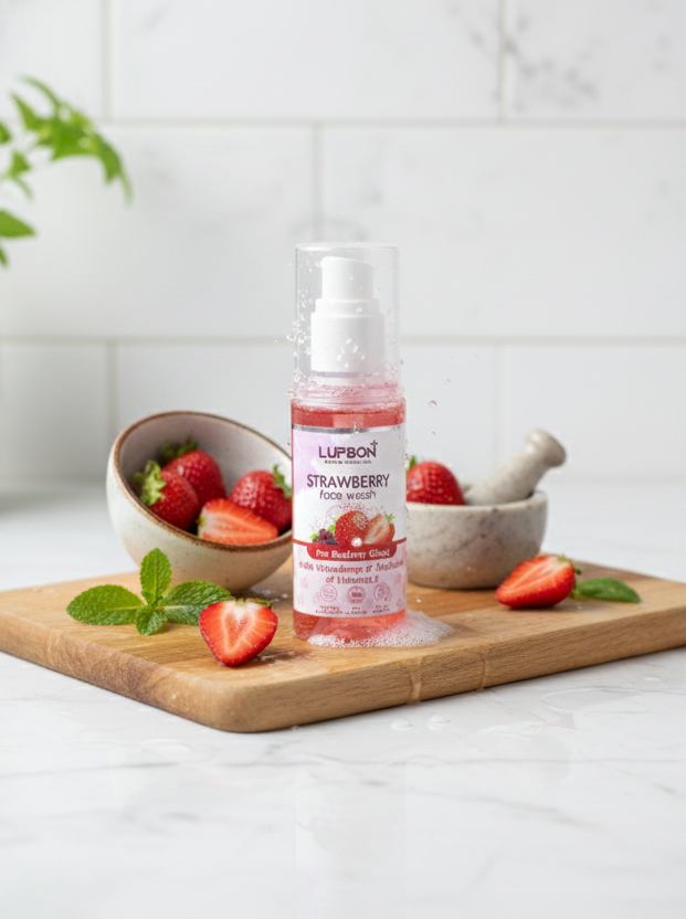 LupBon Strawberry Dew Refresh Face Wash 🍓