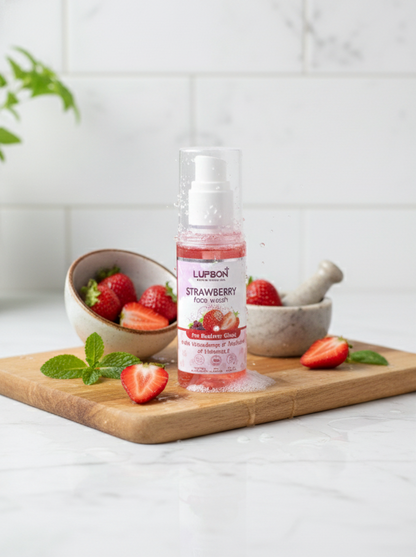 LupBon Strawberry Dew Refresh Face Wash 🍓