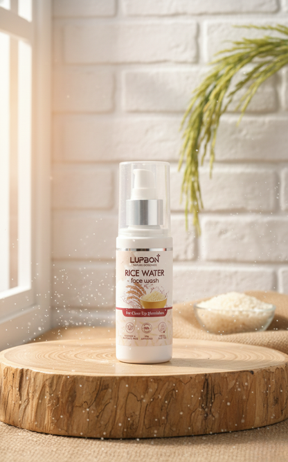 LupBon Pearl Rice Water Face Wash 🌾