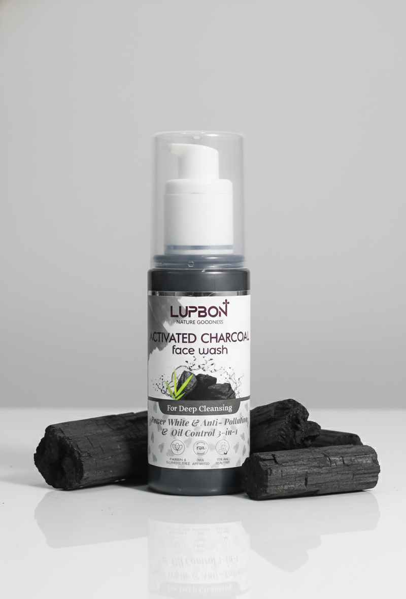 LupBon Charcoal Deep Detox Face Wash