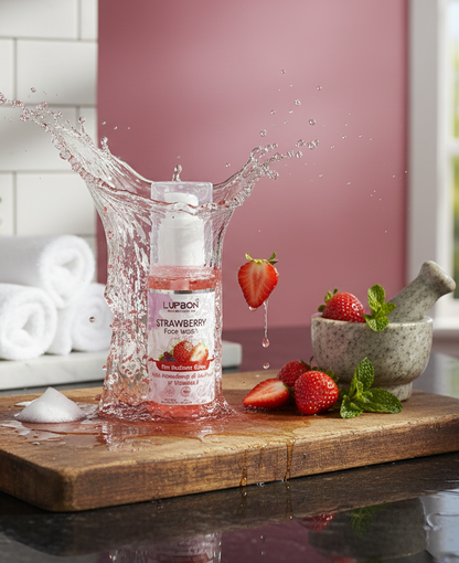 LupBon Strawberry Dew Refresh Face Wash 🍓