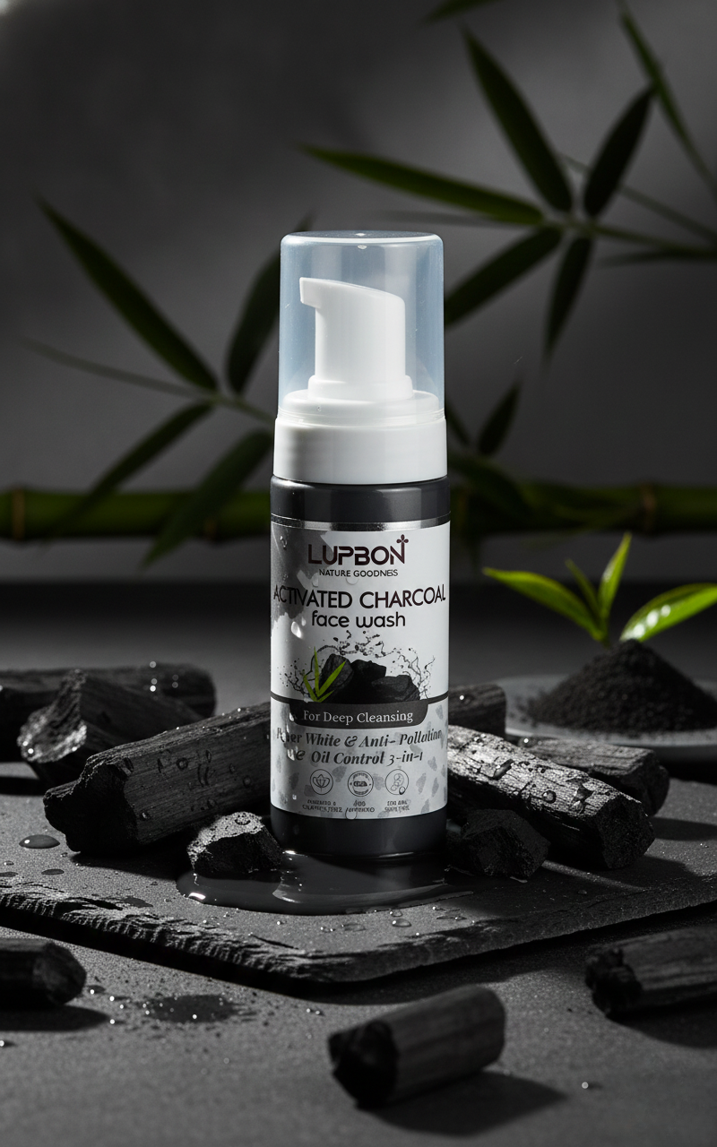 LupBon Charcoal Deep Detox Face Wash