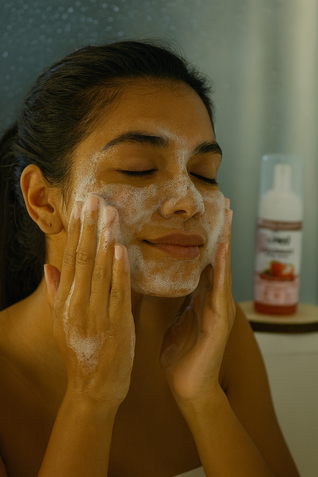 LupBon Strawberry Dew Refresh Face Wash 🍓