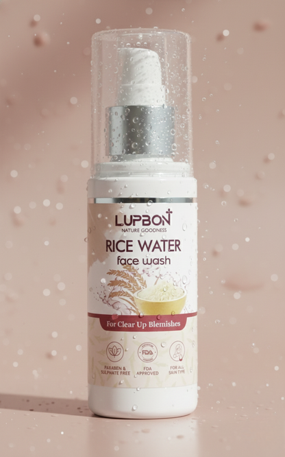 LupBon Pearl Rice Water Face Wash 🌾