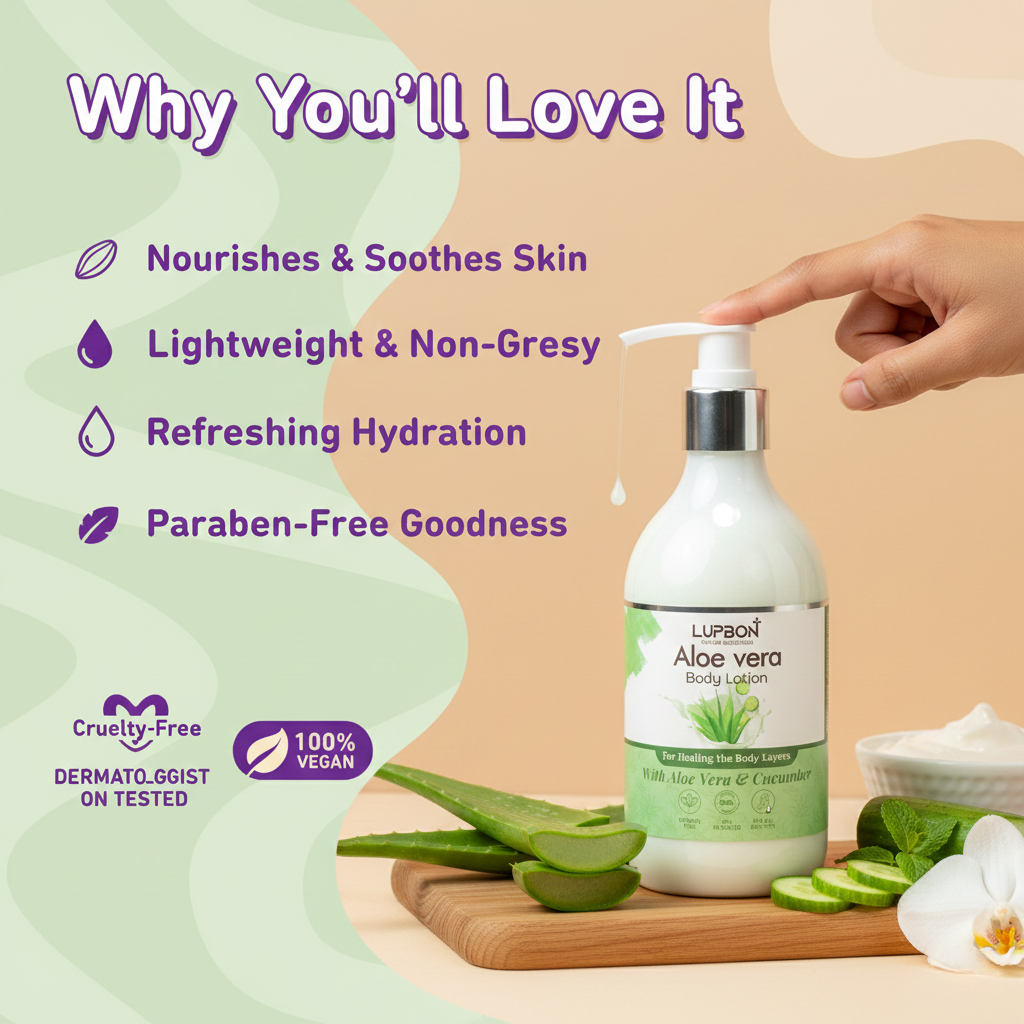 LupBon AloePure Daily Comfort Lotion ⭐
